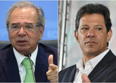 Paulo Guedes e Fernando Haddad