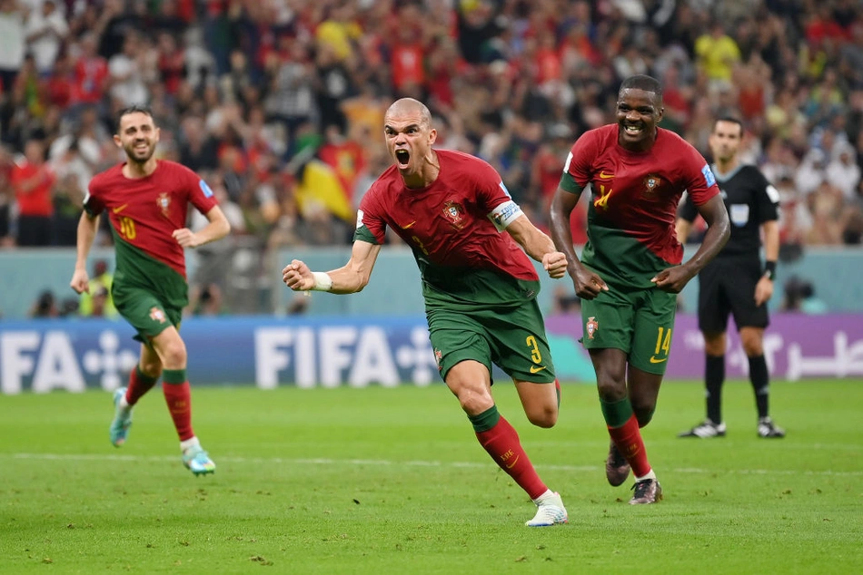 Pepe marcou o segundo na goleada portuguesa