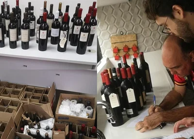 Polícia Civil durante deflagração da Operação Sommelier