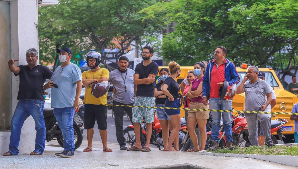 População foi ver o ocorrido