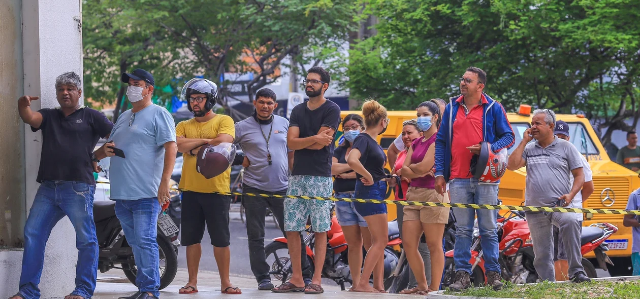 População foi ver o ocorrido