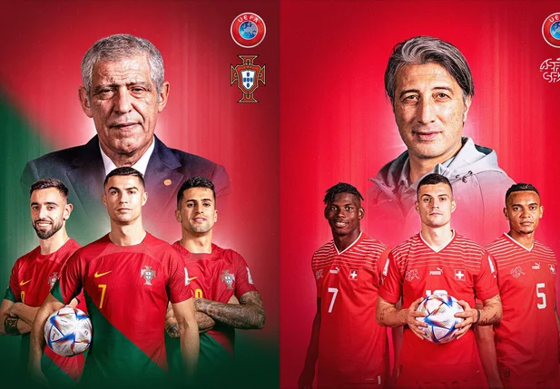Portugal e Suíça se enfrentam pelas oitavas de final da Copa do Mundo do Catar