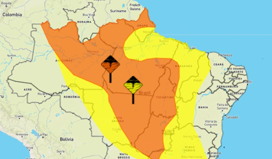Previsão do tempo para esta terça-feira (27) para cidades do norte do Piauí