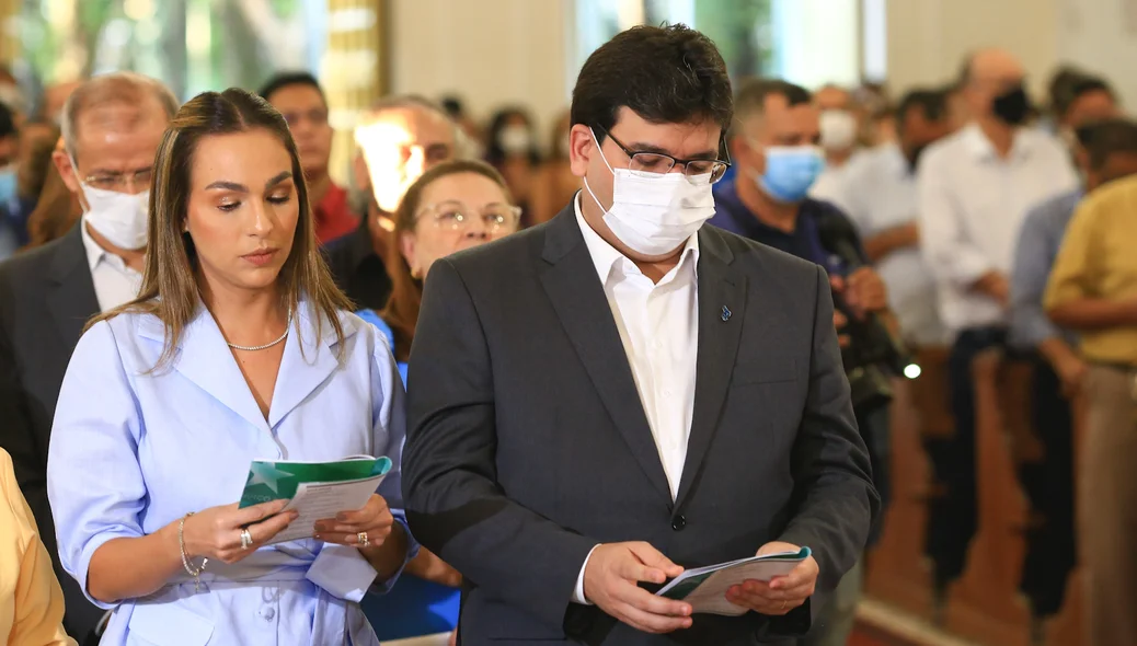 Rafael Fonteles e a esposa Isabel