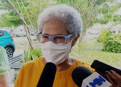 Regina Sousa falando sobre o Cidade Inclusiva em Teresina