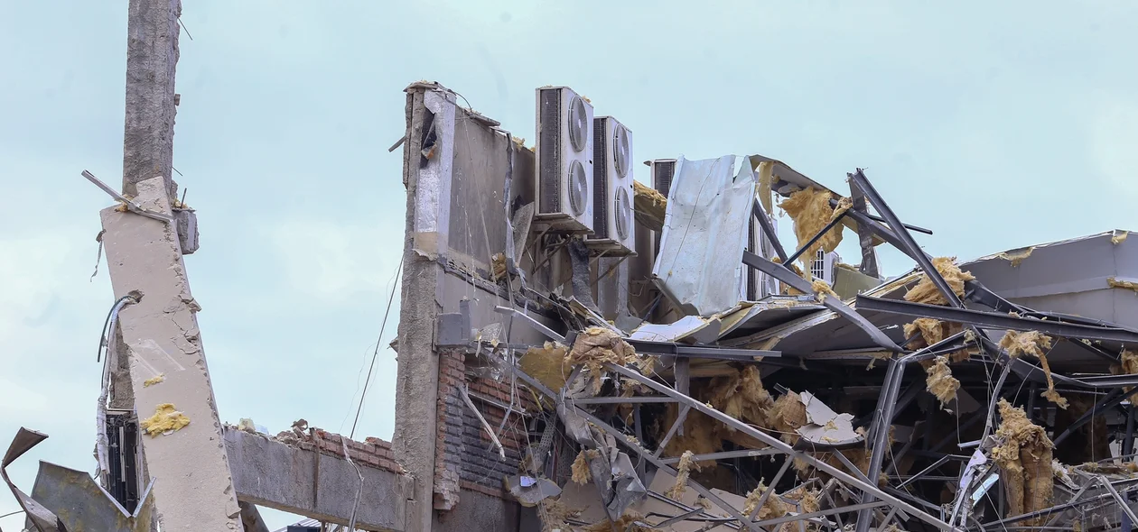 Restaurante destruído