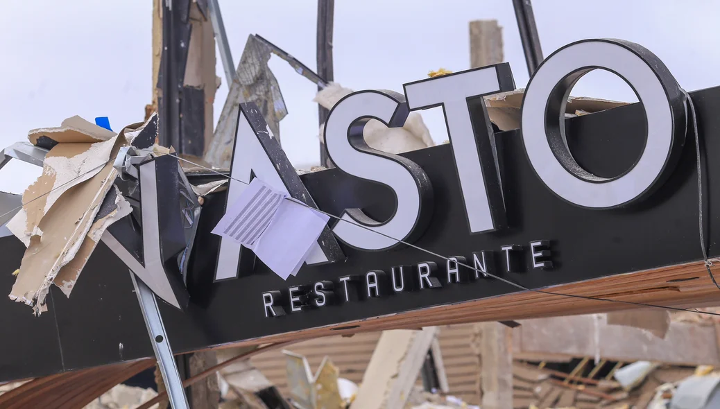 Restaurante Vasto explodiu
