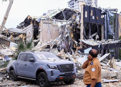 Restaurante Vasto ficou destruído