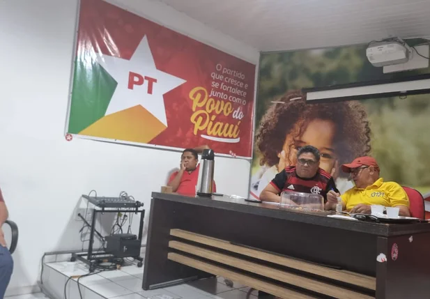 Reunião na sede do PT de Teresina