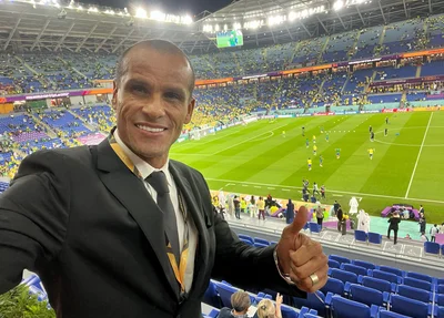 Rivaldo, jogador pentacampeão mundial com a seleção brasileira