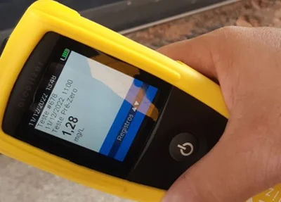 Teste de alcoolemia realizado em Piripiri