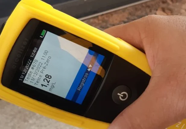 Teste de alcoolemia realizado em Piripiri