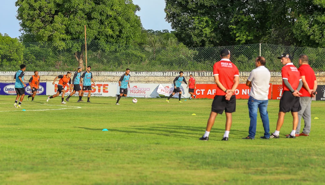 Treino aconteceu no River