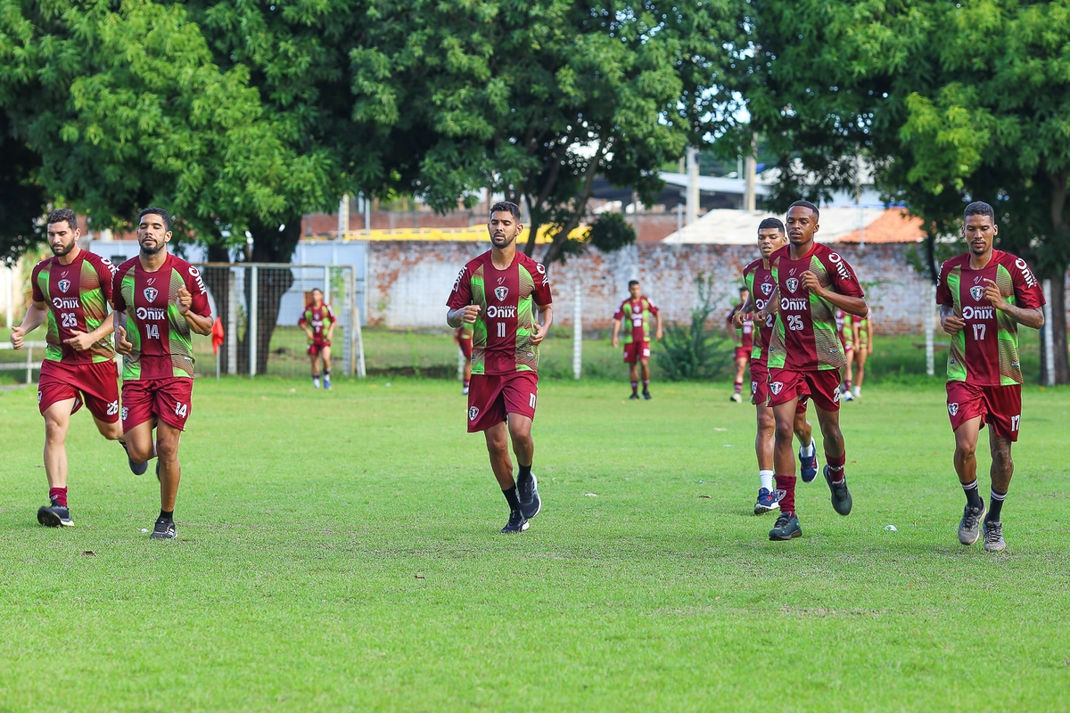 Treino do Fluminense do Piauí