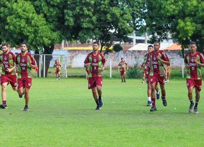 Treino do Fluminense do Piauí