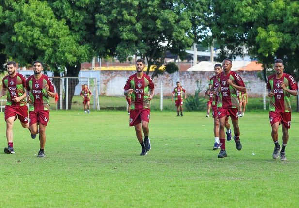 Treino do Fluminense do Piauí