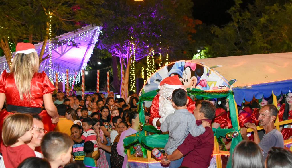 Várias famílias prestigiaram o evento