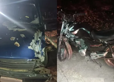 Veículos envolvidos no acidente na BR 402 em Parnaíba