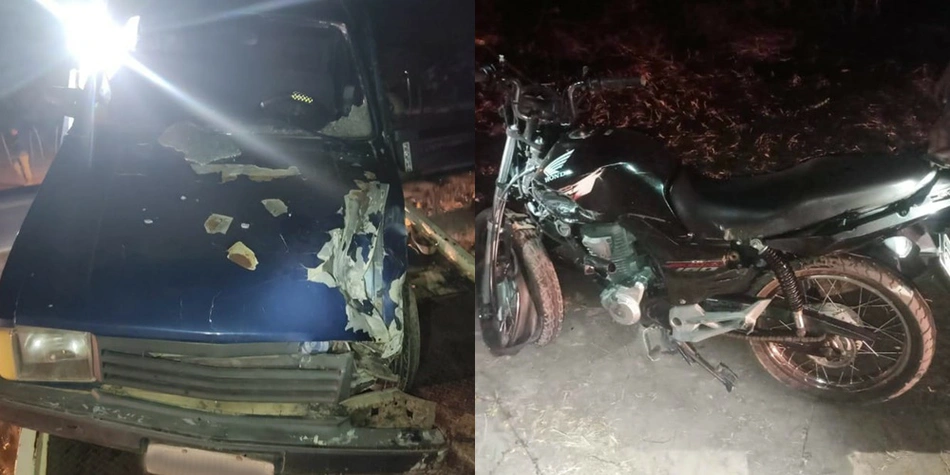 Veículos envolvidos no acidente na BR 402 em Parnaíba