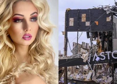 Vidente Chaline Grazik e restaurante Vasto após explosão