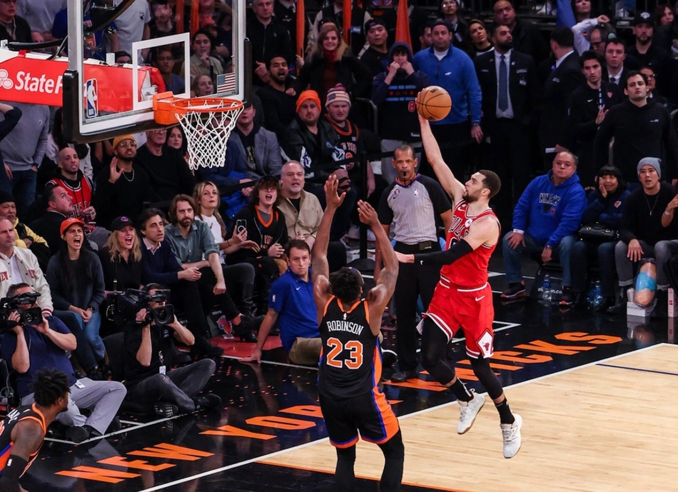 Zach Levine marca cesta nos últimos segundos e da vitória para o Chicago Bulls