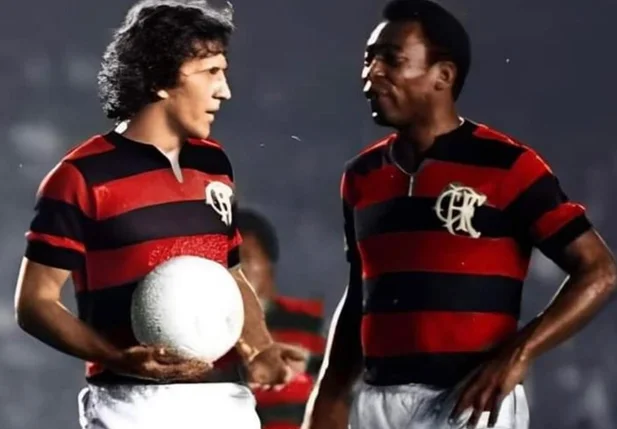 Zico e Pelé