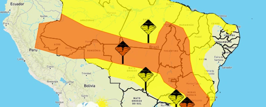 Alerta em todo o Piauí