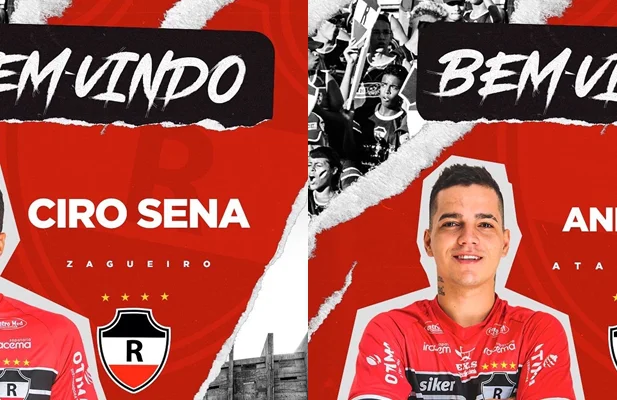 Andrey e Ciro foram anunciados pelo River