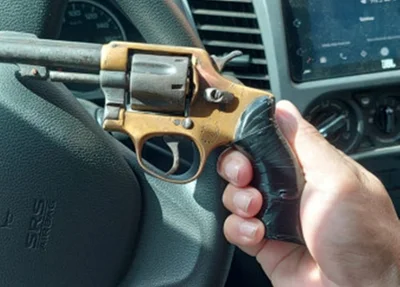 Arma apreendida pela Polícia Civil