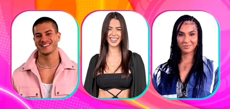 Arthur Aguiar, Larissa e Linn da Quebrada