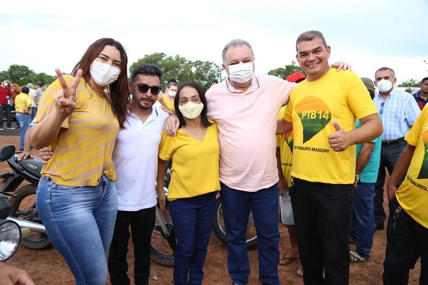 Autoridades na carreata