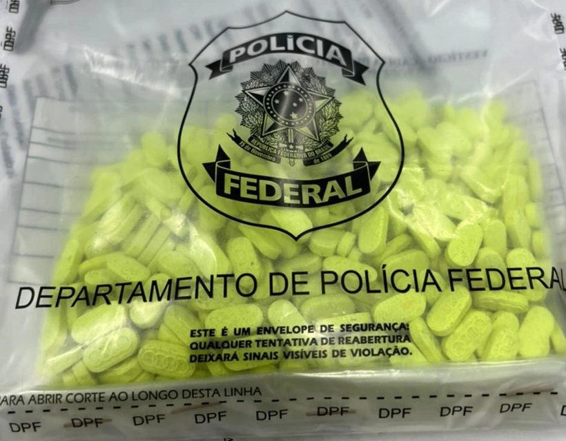 Comprimidos de Ecstasy apreendido pela PF em Teresina