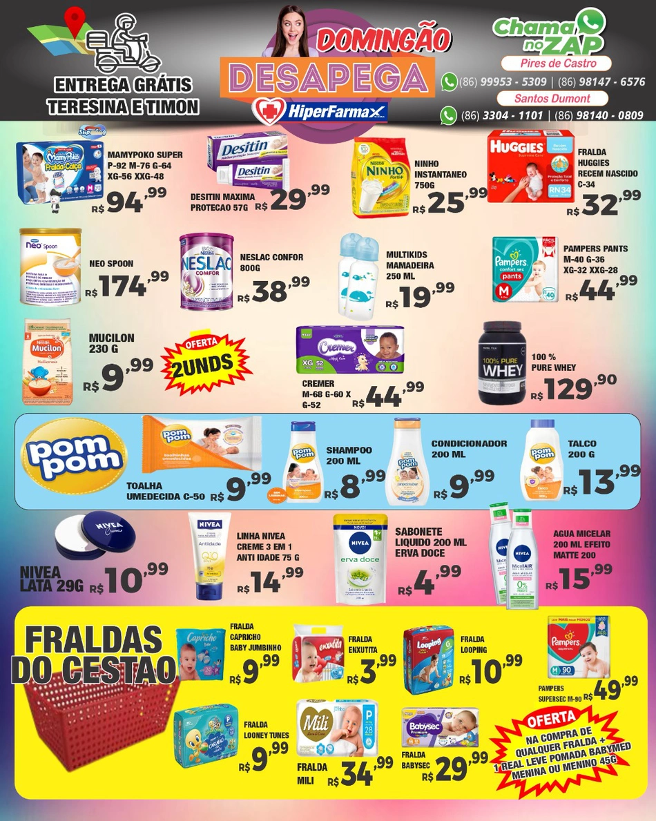 Encarte de promoções da  Hiperfarmax