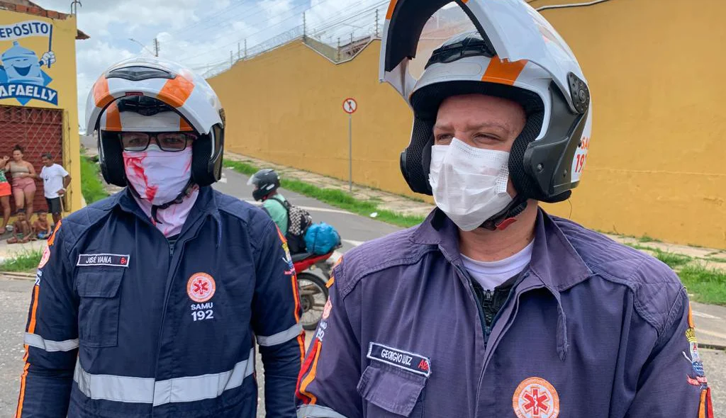 Equipe da Motolância prestou os primeiros socorros