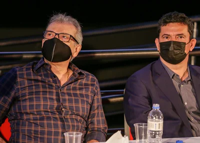 Ex-senador João Vicente Claudino e Sergio Moro