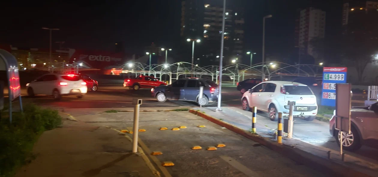Fila de carros