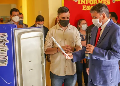 Governador Wellington Dias visita da reforma do Semiliberdade