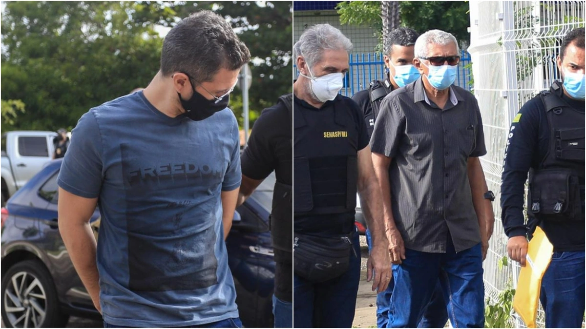 Guilherme de Carvalho Gonçalves Sousa e Francisco das Chagas Sousa, filho e pai presos pelo DHPP