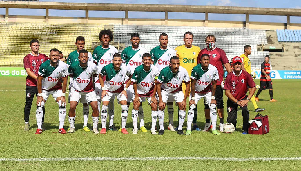 Jogadores do Fluminense do Piauí