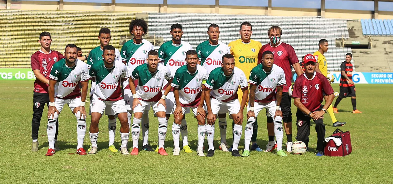 Jogadores do Fluminense do Piauí