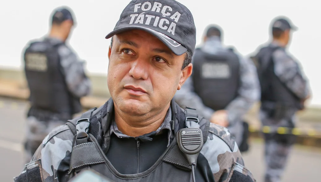 Major Marcos, comandante do 5º BPM