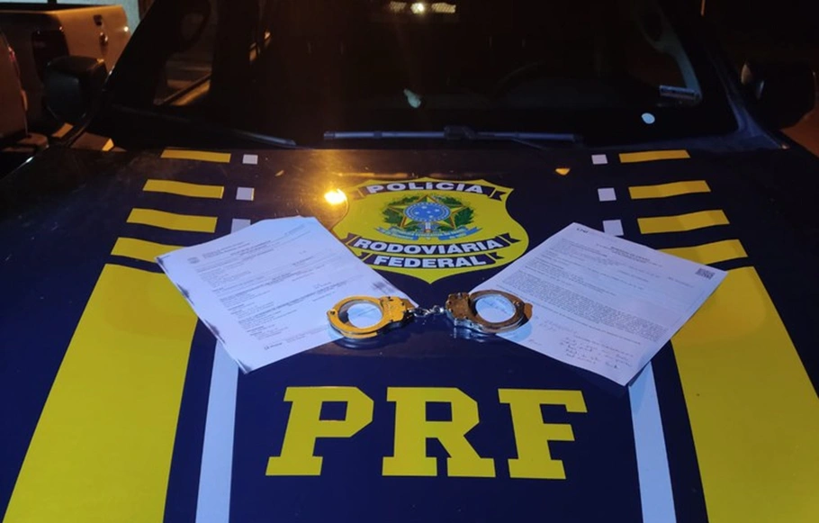 Mandado de prisão foi cumprido pela PRF