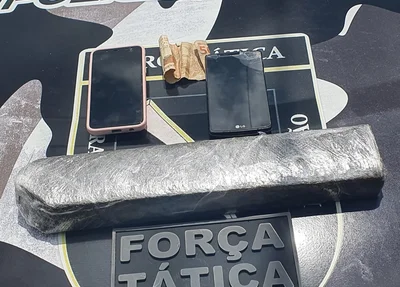 Material apreendido em Oeiras