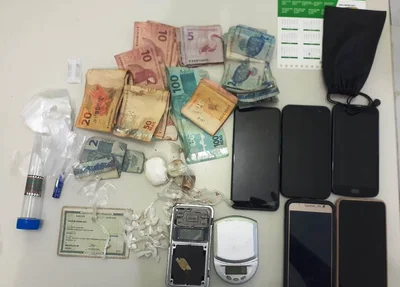 Material apreendido pela PM em Parnaíba