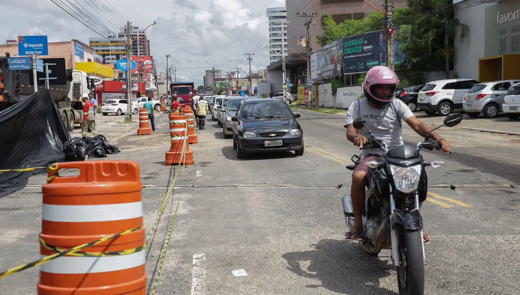 O local já foi isolado com o intuito de evitar acidentes