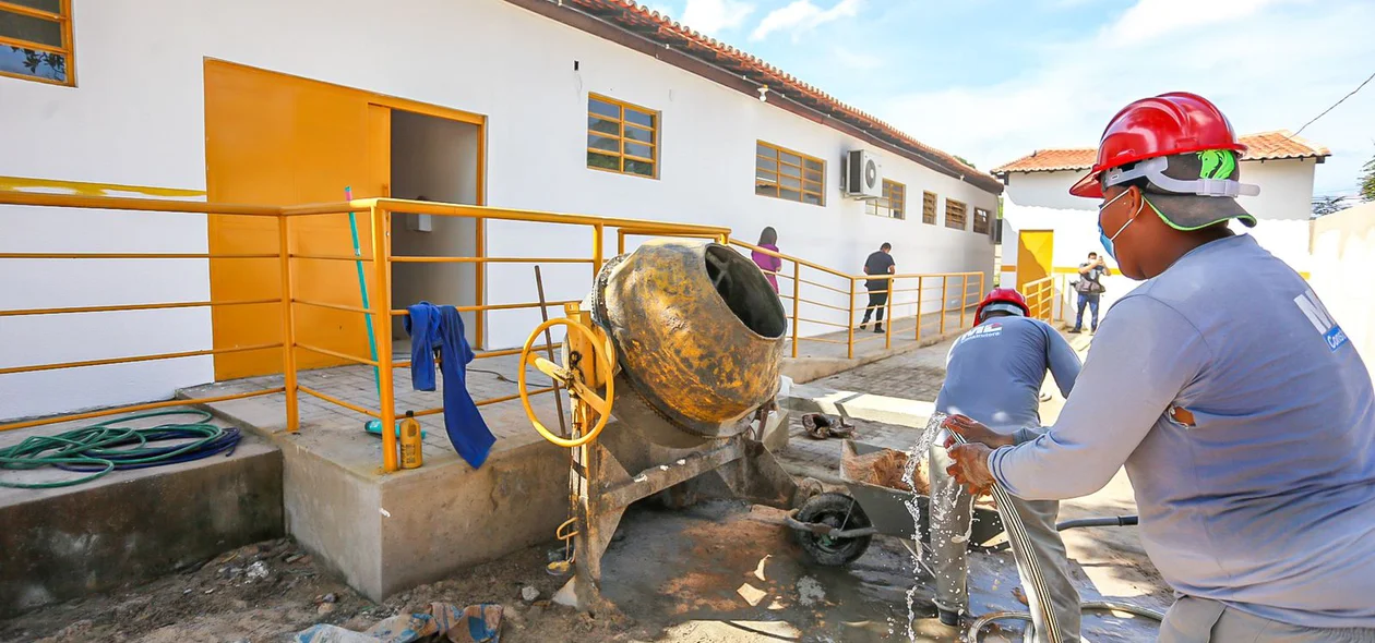 Obra está sendo concluída