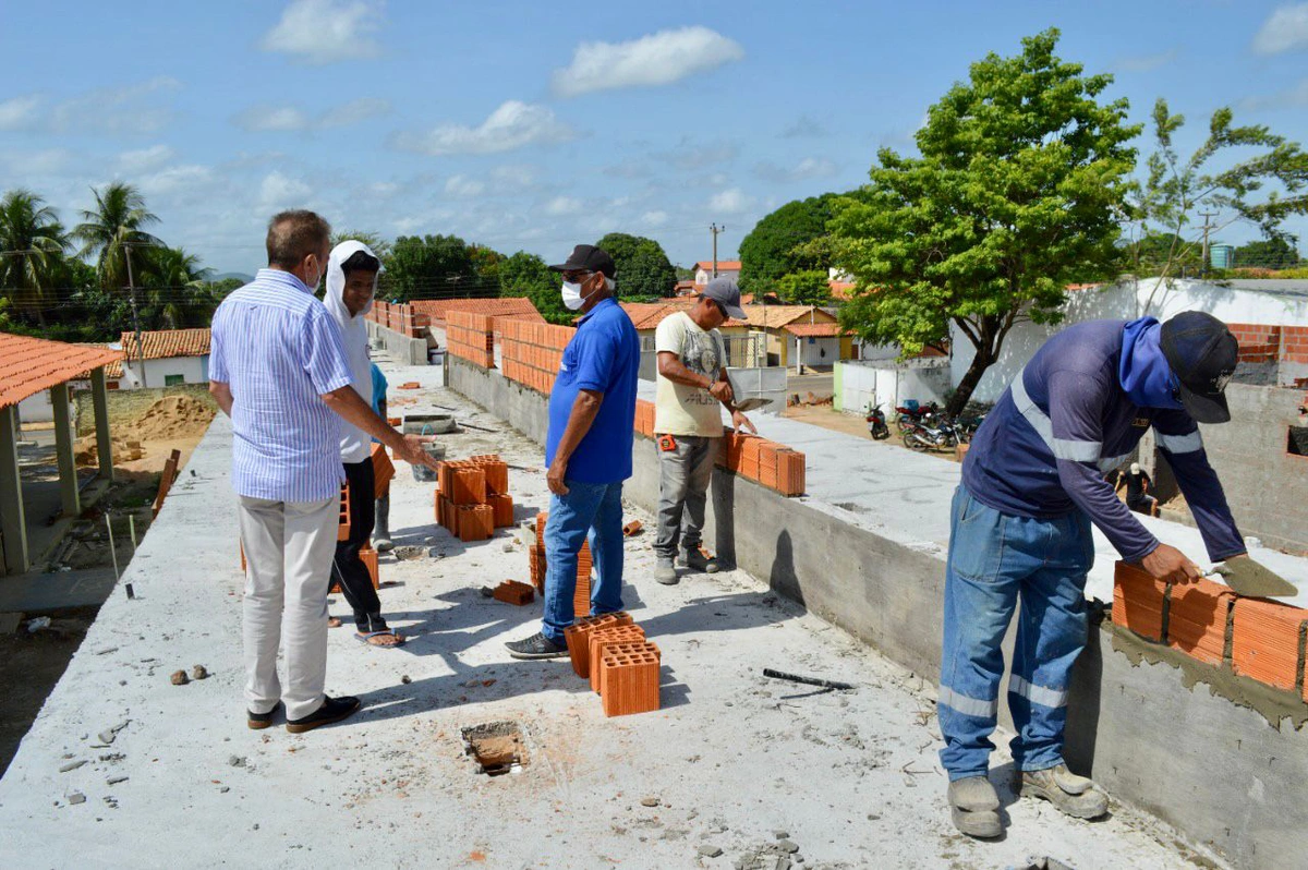 Obras da Escola Vida Verde em Campo Maior seguem em ritmo acelerado