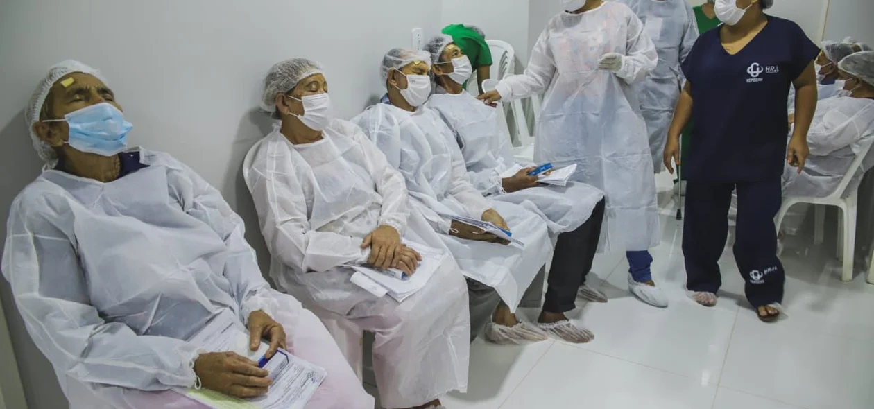 Os pacientes passaram por triagem