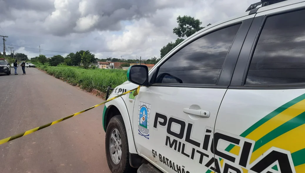 Polícia Militar foi acionada e isolou o local do crime