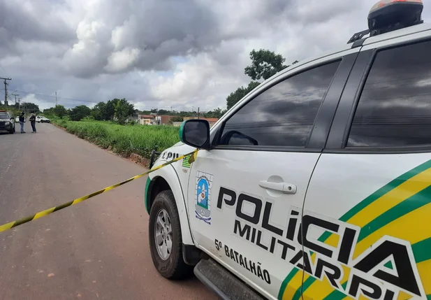 Polícia Militar foi acionada e isolou o local do crime